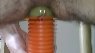 Homemade toy for anal insertion